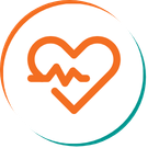 Quatenus MyPulse heart rate icon for remote monitoring and well-being tracking